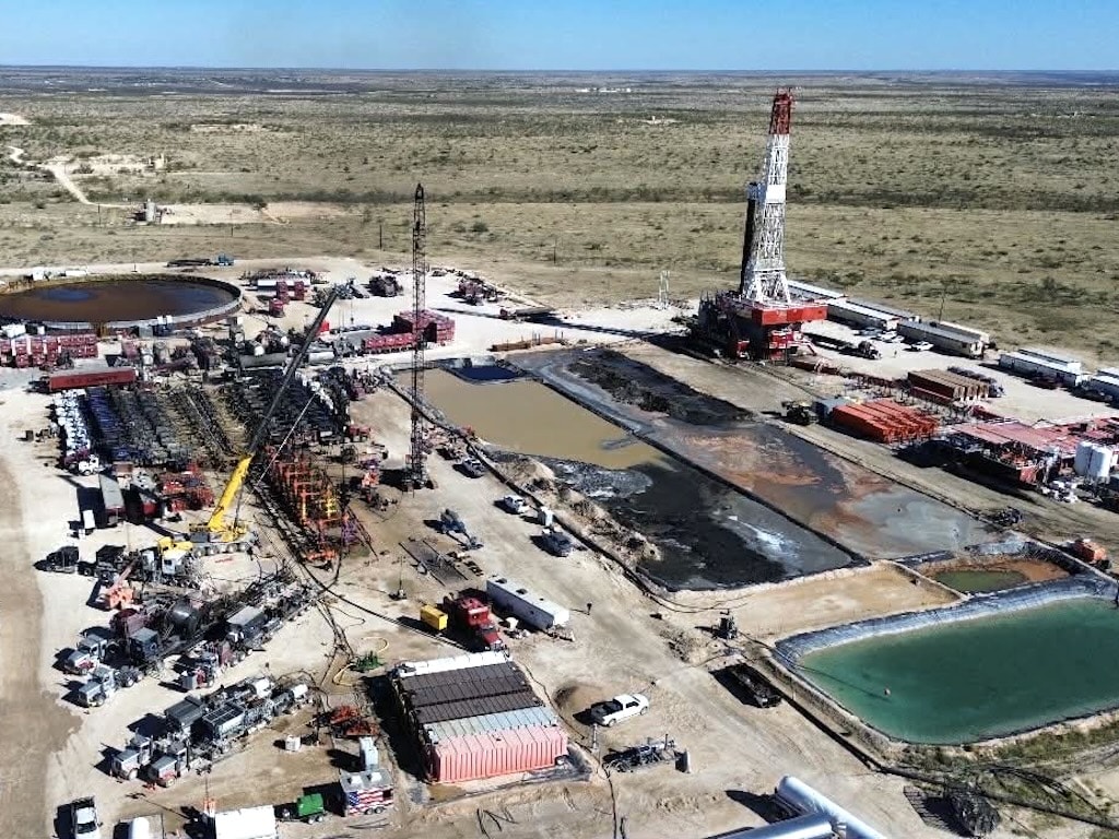 Washing out open tank